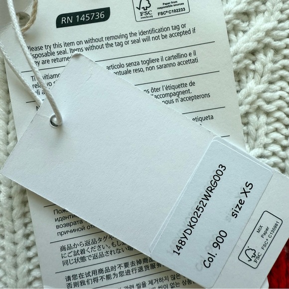 NWT!!! 8 by Yoox sweater size XS Retail 270$ - Picture 5 of 8